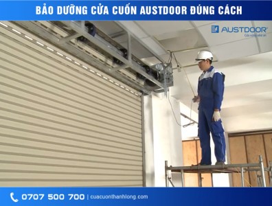 Hướng dẫn bảo dưỡng cửa cuốn Austdoor đúng cách tại nhà