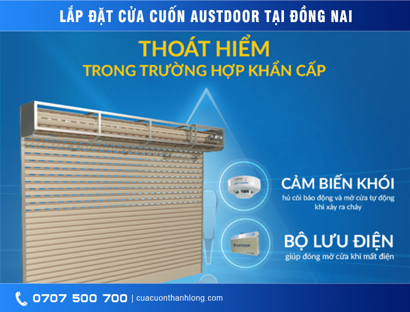 lắp đặt cửa cuốn Austdoor tại Đồng Nai