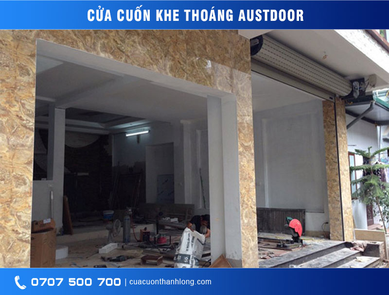 mẫu cửa cuốn khe thoáng Austdoor 