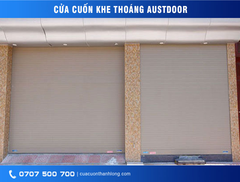 mẫu cửa cuốn khe thoáng Austdoor 