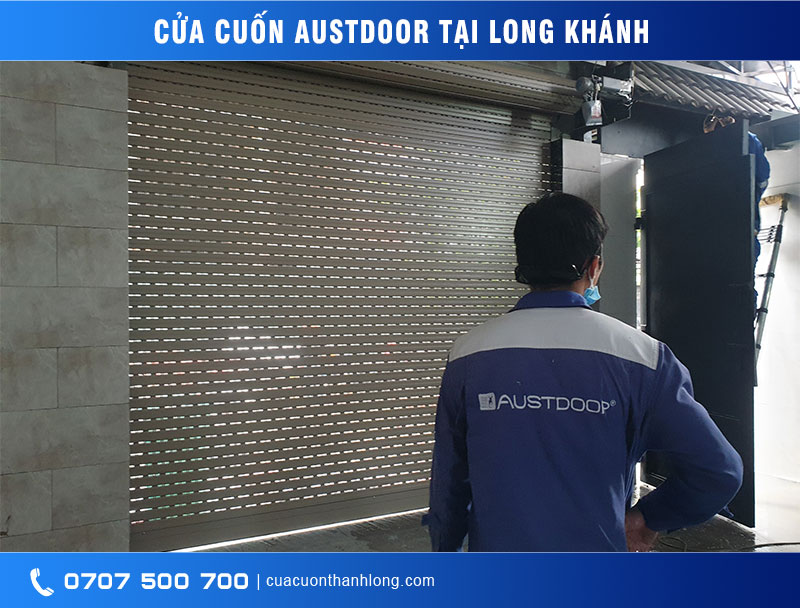 lắp đặt cửa cuốn Austdoor tại Long Khánh