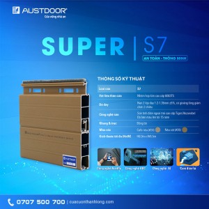 Cửa cuốn Austdoor S7 | Cửa cuốn khe thoáng