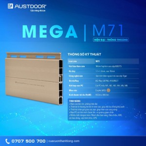 Cửa cuốn xuyên sáng Austdoor M71