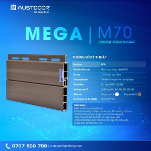 Cửa cuốn xuyên sáng Austdoor M70