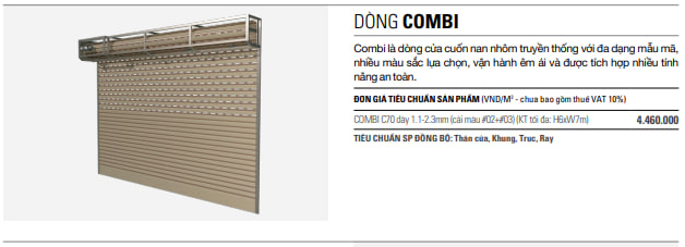 dòng cửa khe thoáng austdoor combi