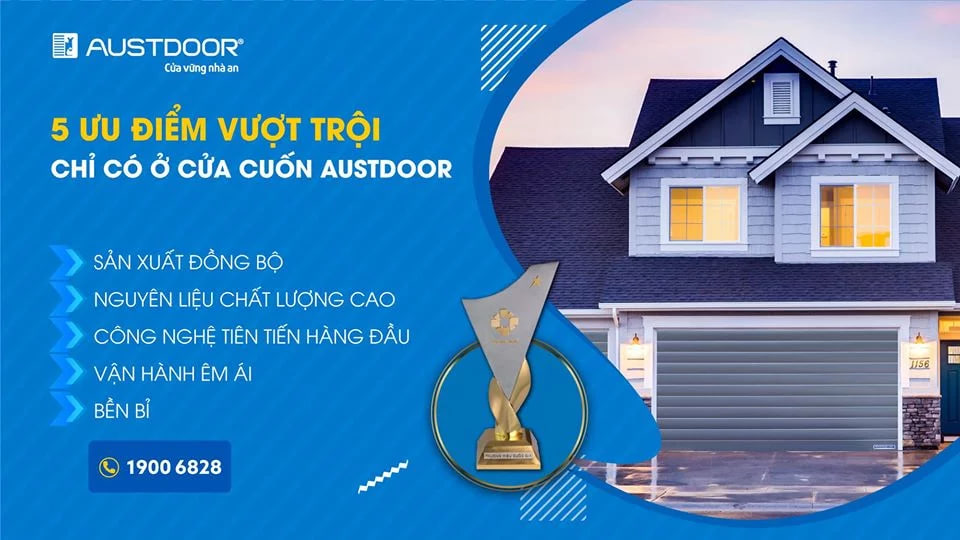 giá cửa cuốn austdoor là bao nhiêu